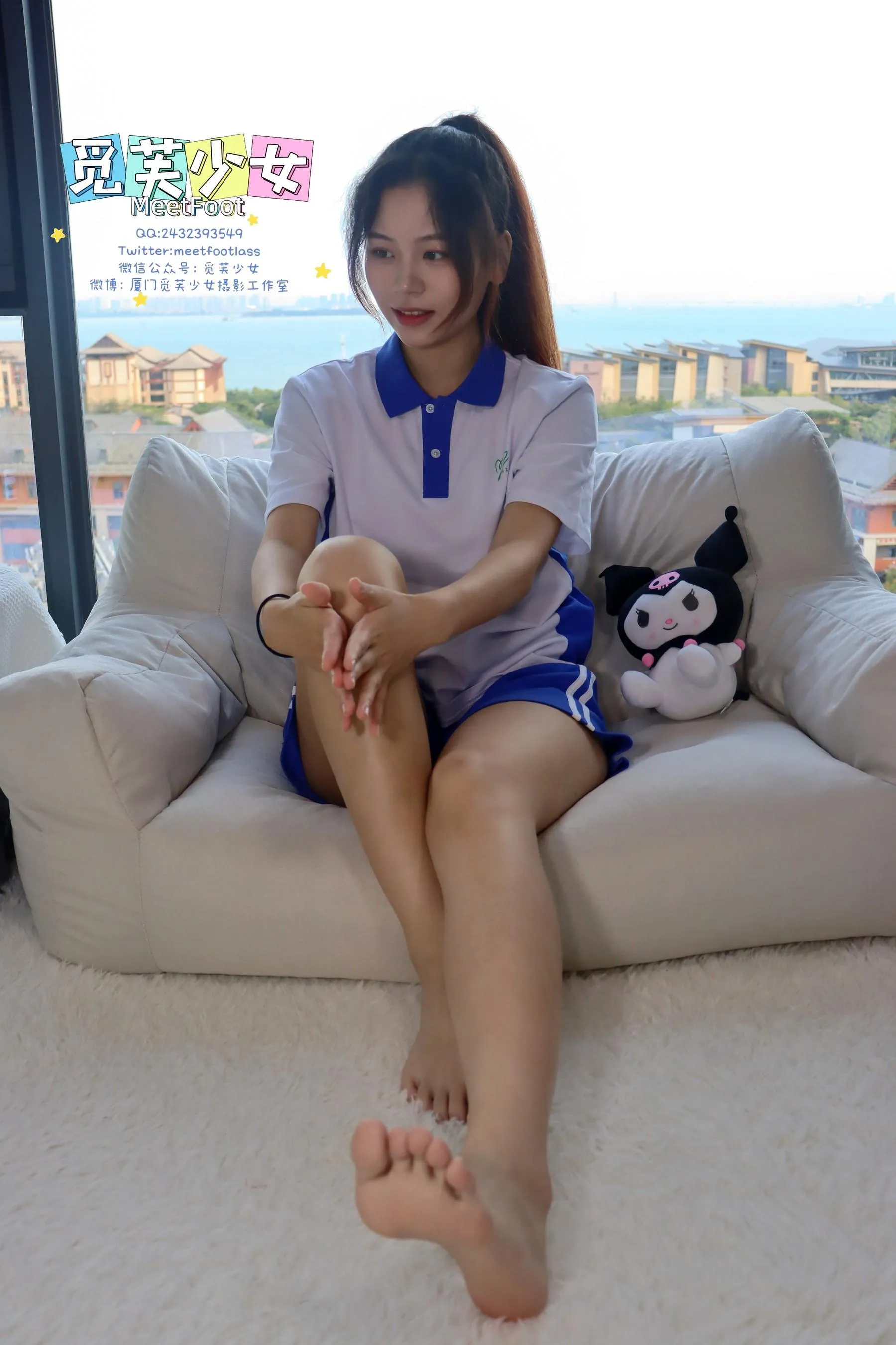 [觅芙少女]NO.006 初夏微风中扬起的马尾，是青春里最美的记忆 [133P]插图6